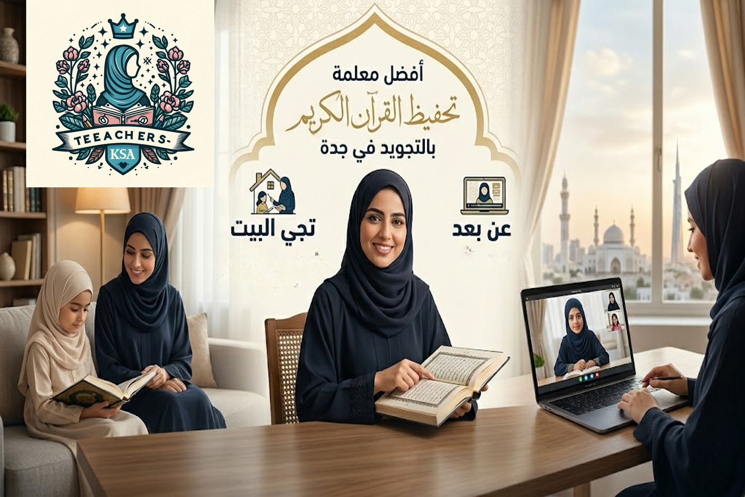 أفضل معلمة تحفيظ القرآن الكريم بالتجويد في جدة تجي البيت وعن بعد